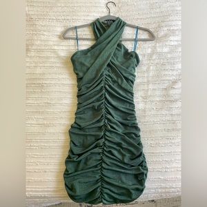Green Mini Bodycon Dress